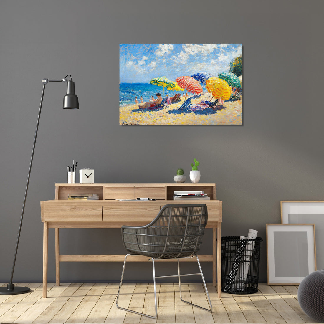 Beach Parasols Canvas - Secondary Image 5