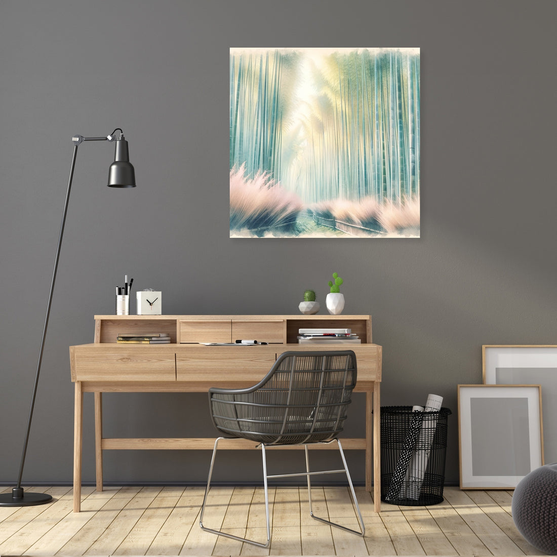 Arashiyama Bamboo Serenity Canvas - Secondary Image 5