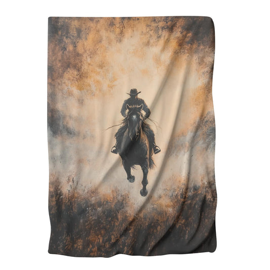 Galloping Horse Dawn Blanket - Main Image