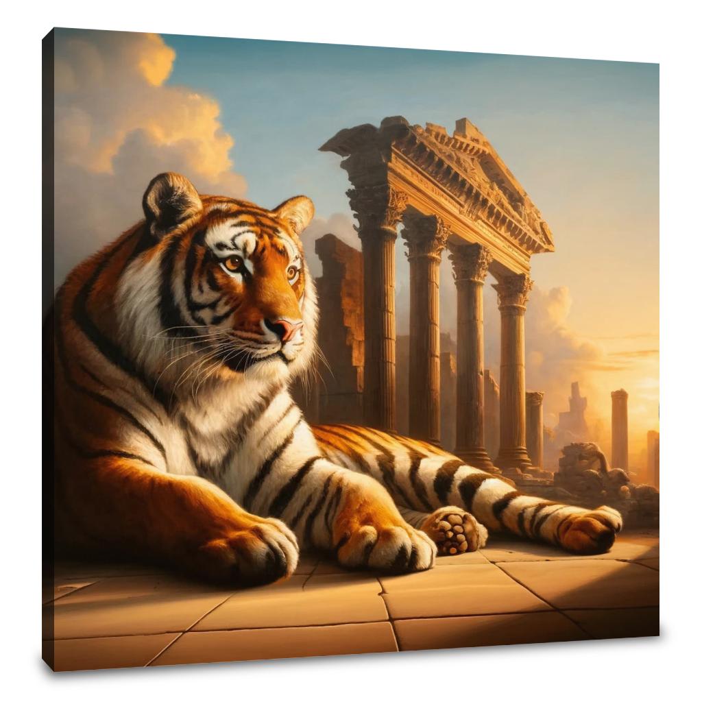 Ancient Guardian Tiger Canvas - Main Image
