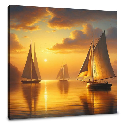 Lakeside Twilight Canvas - Main Image