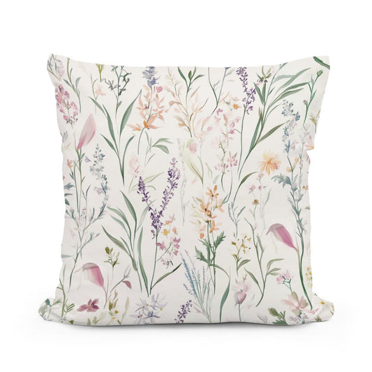Meadow Whispers Cotton Cushion - Main Image