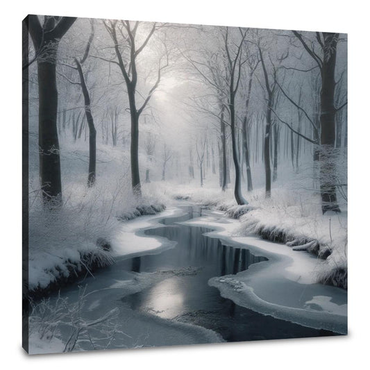 Winter Creek Tranquility Canvas - Main Image