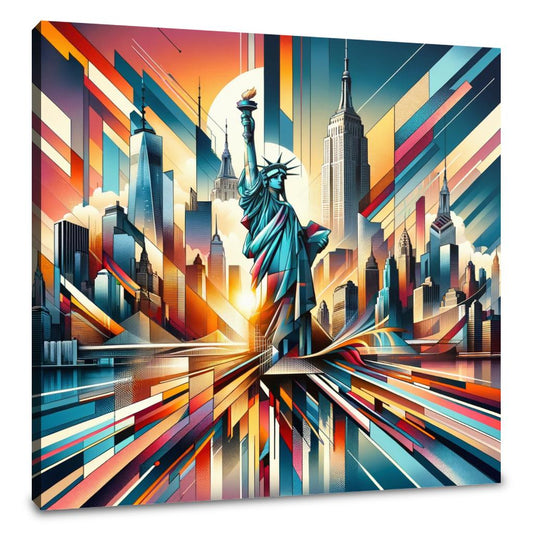 New York Rhythmscape Canvas - Main Image