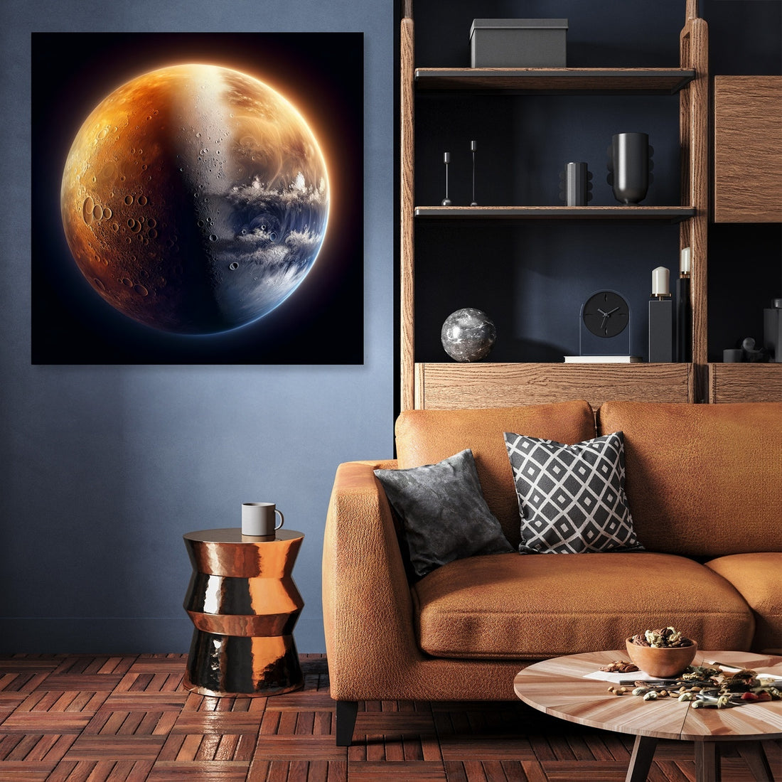 Mercury's Twilight Divide Canvas - Secondary Image 3