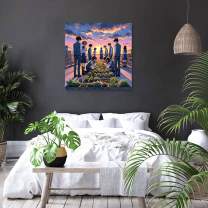 Rooftop Dreamscape Canvas - Secondary Image 6
