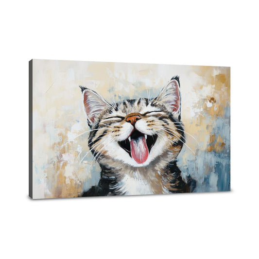 Joyful Whiskers Canvas - Main Image