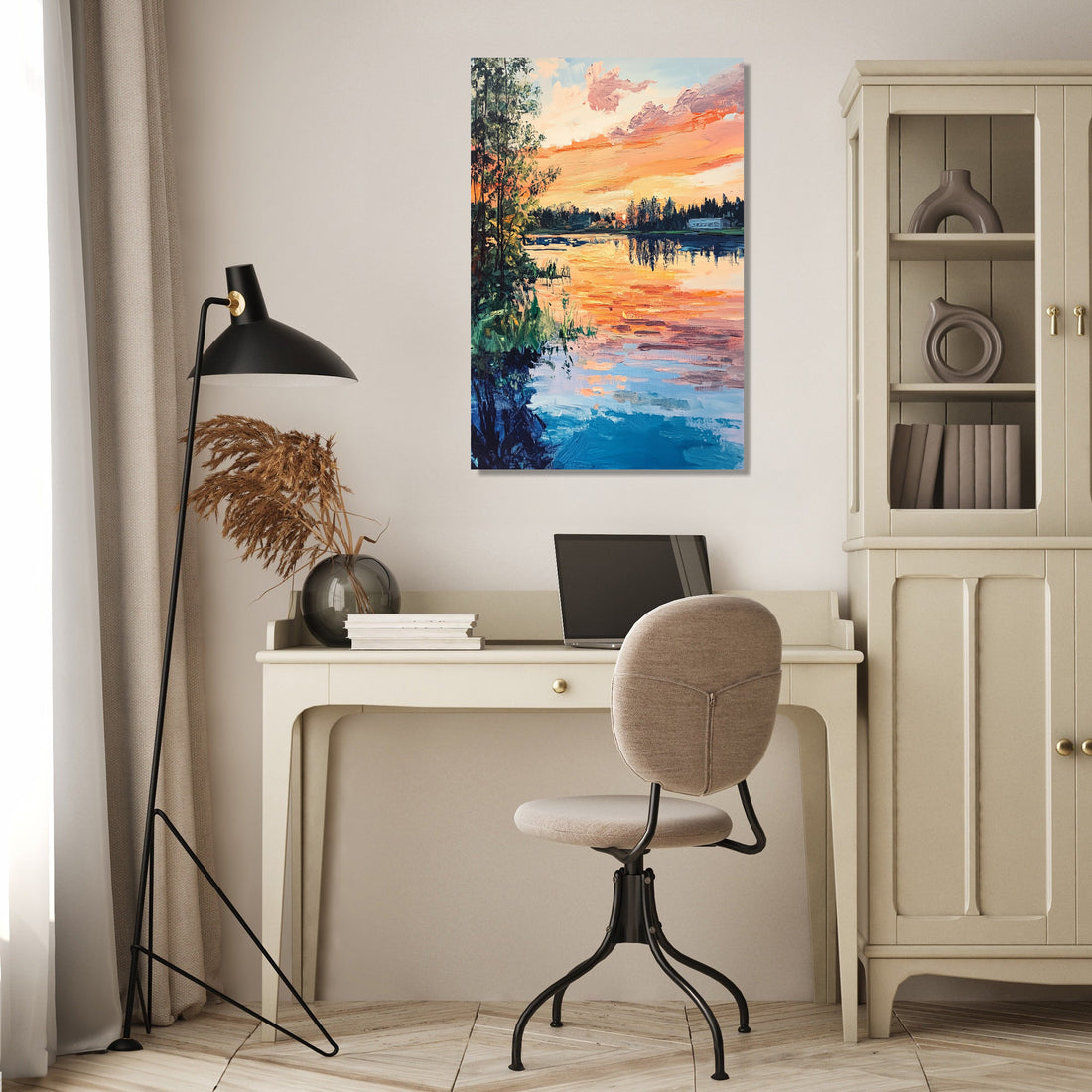 Ume River Sunset Canvas - Secondary Image 4