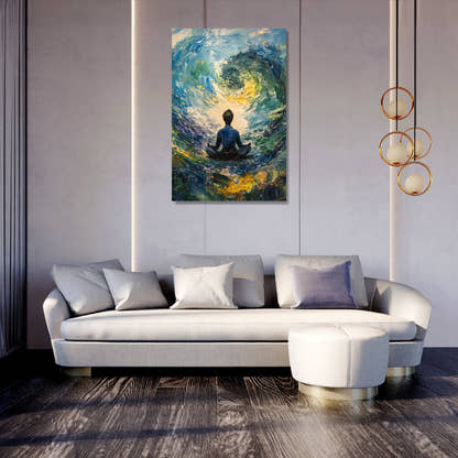 Meditative Tranquillity Canvas - Secondary Image