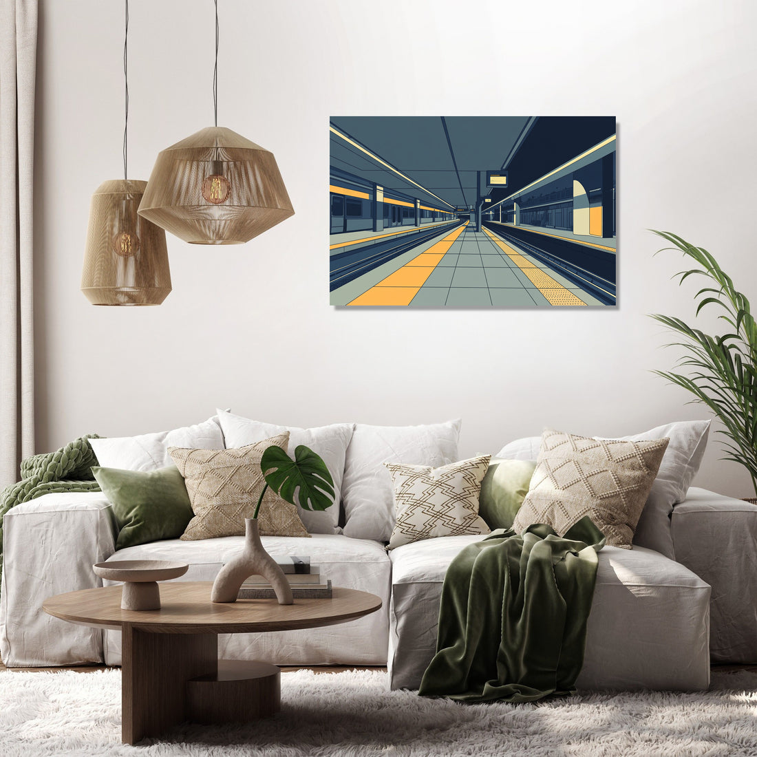 Underground Station Canvas - Secondary Image 2