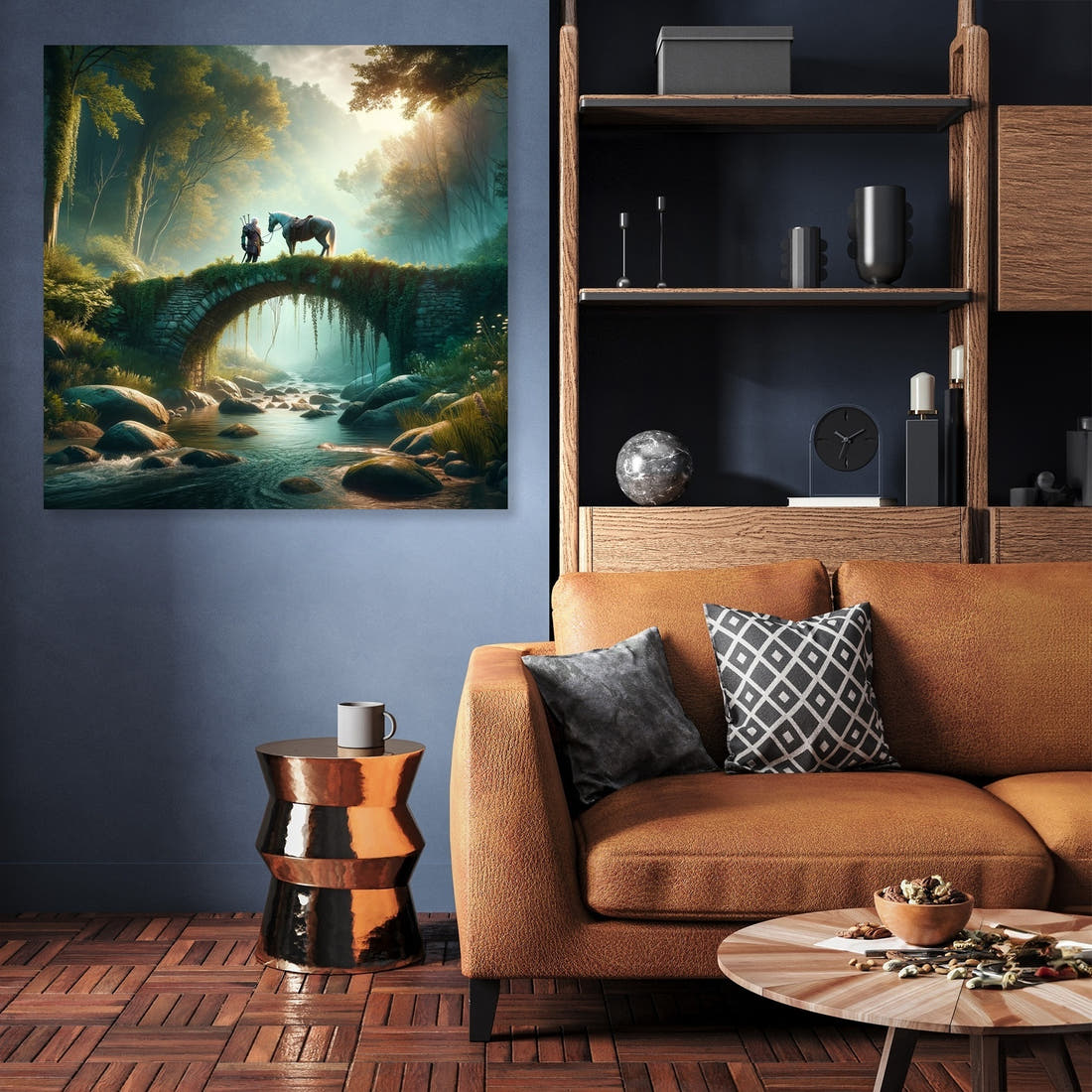 Forest Bridge Canvas - Secondary Image 3