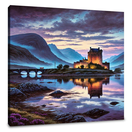 Twilight Highlands Castle Canvas - Main Image