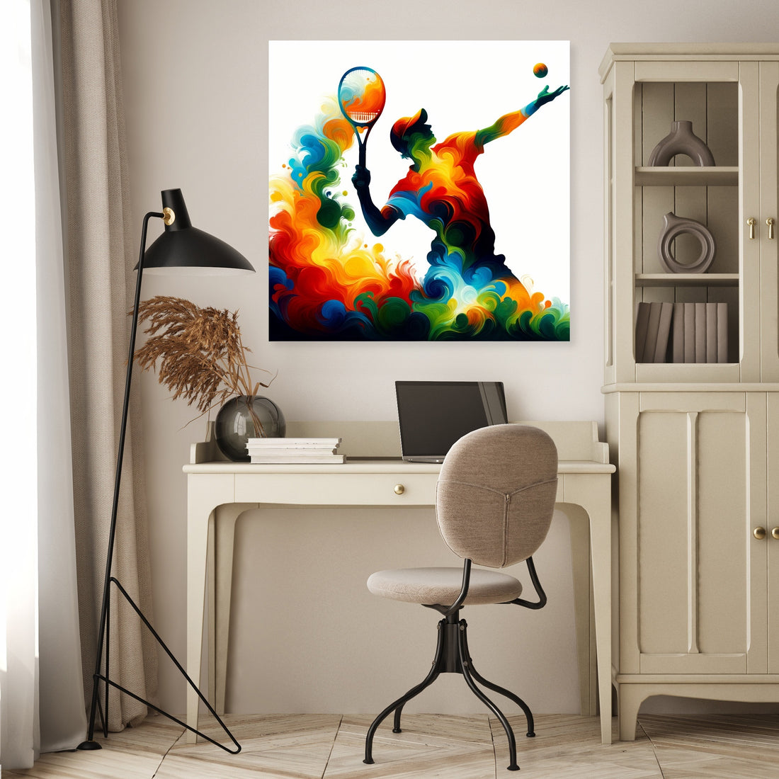 Serve and Swirl Canvas - Secondary Image 4