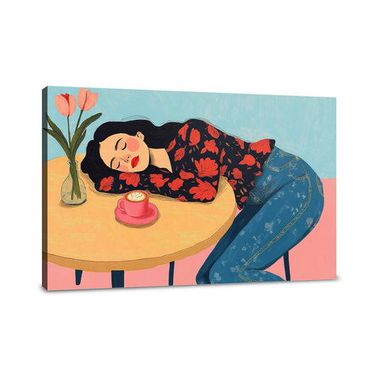 Dreaming by the Tulip Canvas - Main Image
