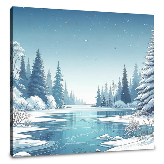 Winter Tranquility Canvas - Main Image