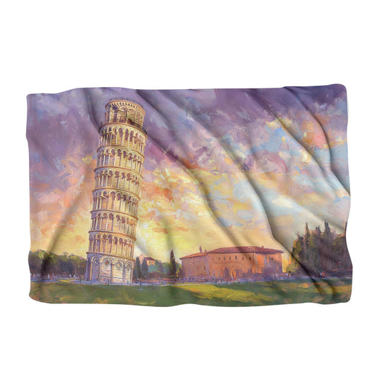 Pisa Sunset Romance Blanket - Main Image