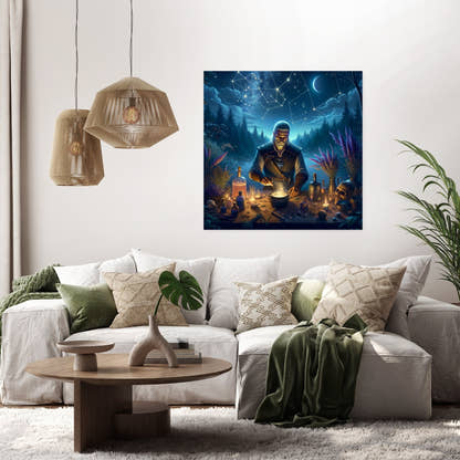 Alchemy Under Stars Canvas - Secondary Image 2