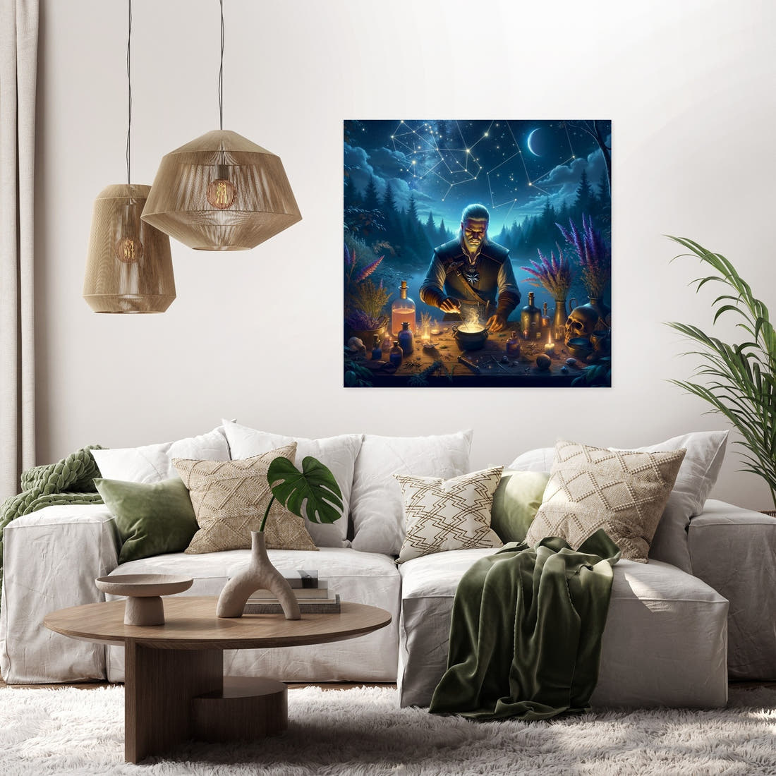 Alchemy Under Stars Canvas - Secondary Image 2
