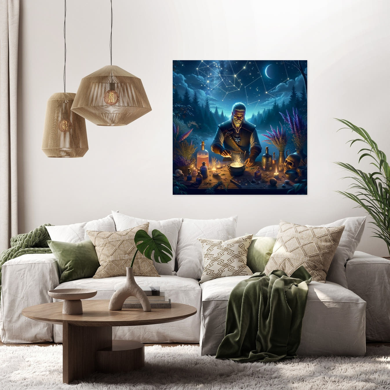 Alchemy Under Stars Canvas - Secondary Image 2