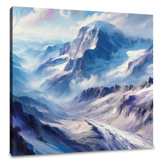 Dalsnibba Cold Expression Canvas - Main Image