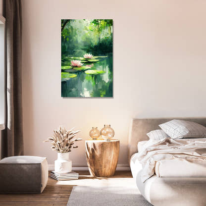 Tranquil Lilies Canvas - Secondary Image 7