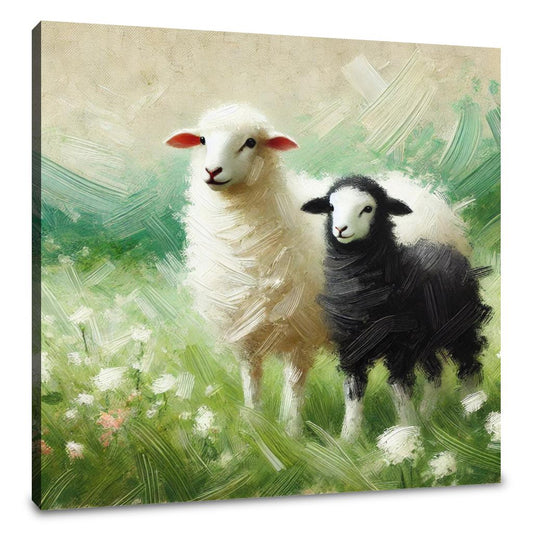 Countryside Sheep Canvas - Main Image