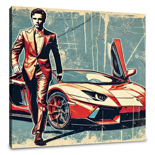 Hollywood Star Drive Canvas - Main Image
