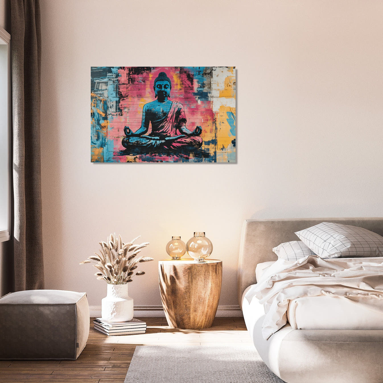 Meditation Graffiti Canvas - Secondary Image 7