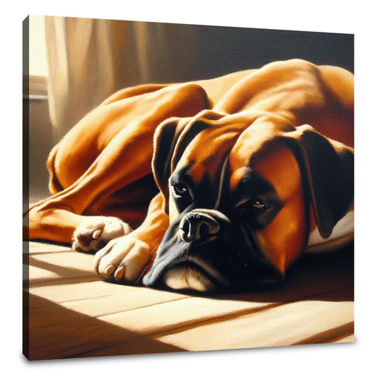 Boxer's Rest Peaceful Afternoon Canvas - Main Image