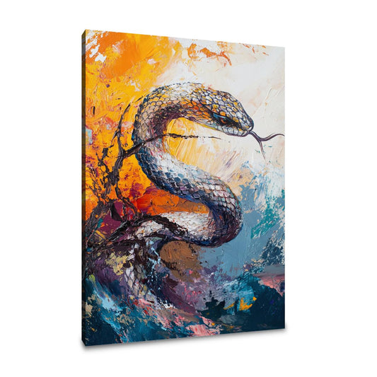 Coiled Snake Canvas - Main Image