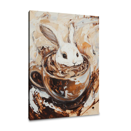 Bunny in Cocoa Canvas - Main Image