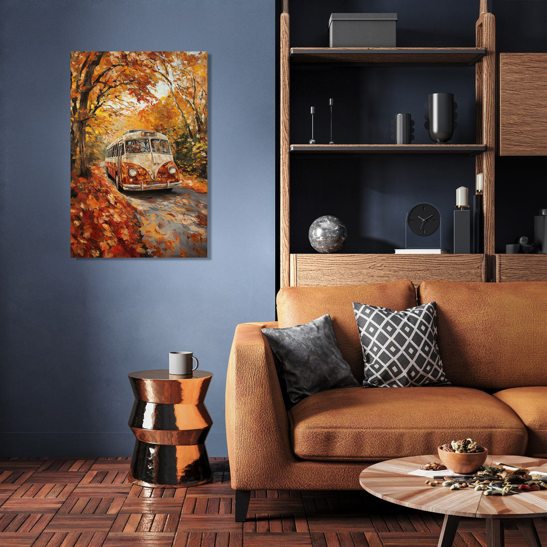 Vintage Tour Bus Canvas - Secondary Image 3