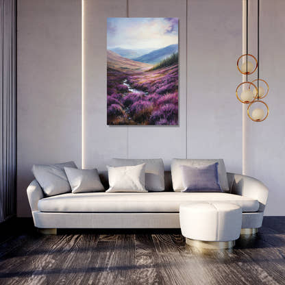 The Splendour of Highland Valley Canvas - Secondary Image