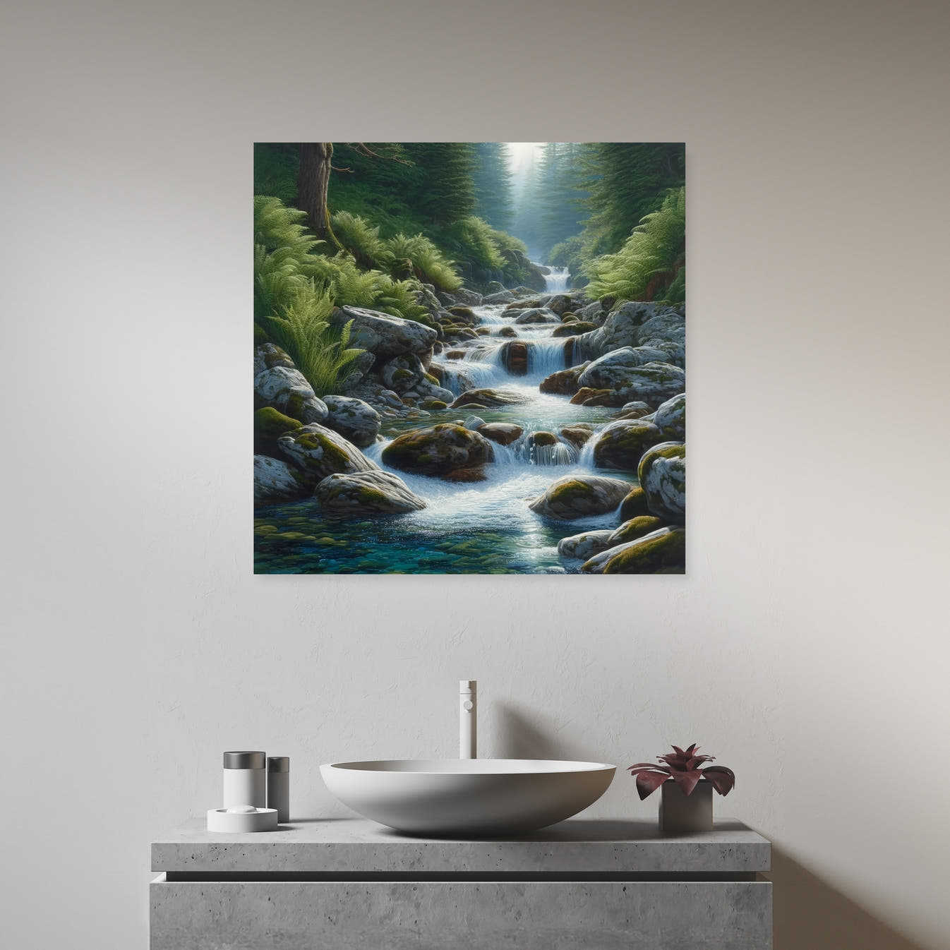 Crystal Stream Canvas - Secondary Image 3