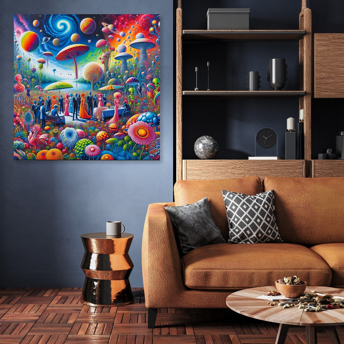 Galactic Garden Gala Canvas - Secondary Image 3