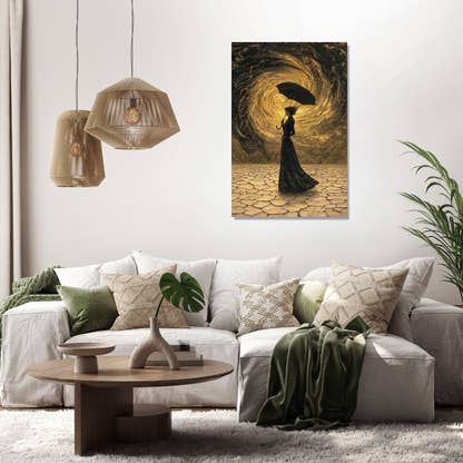 Umbrella's Reverie Canvas - Secondary Image 2