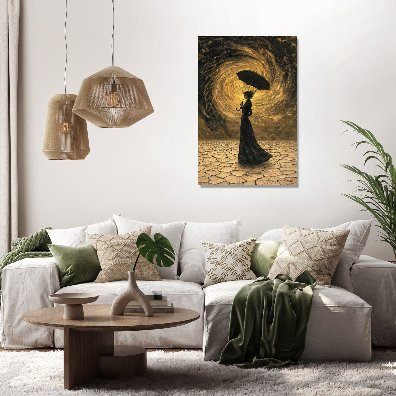 Umbrella's Reverie Canvas - Secondary Image 2