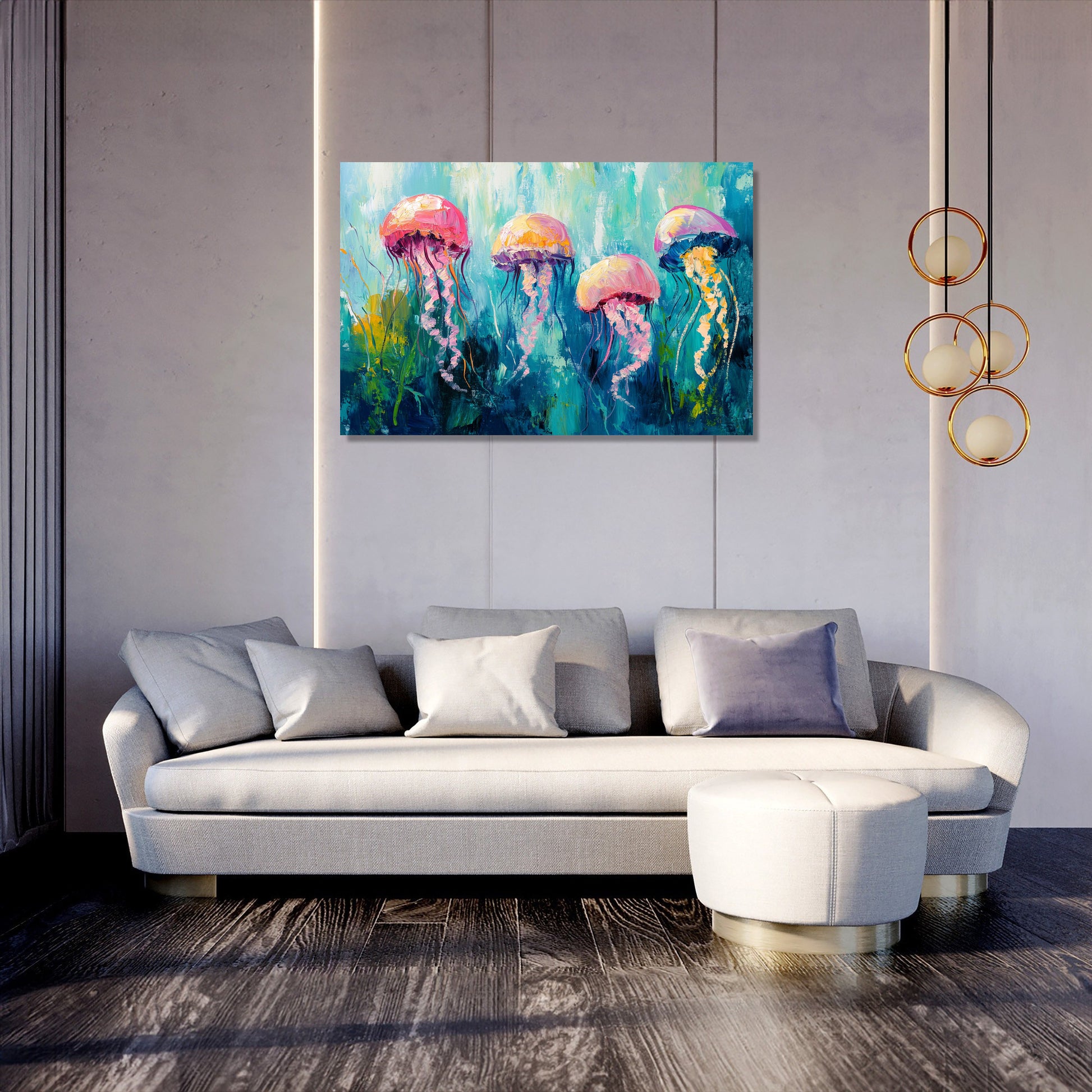 Aquatic Dreamscape Canvas - Secondary Image