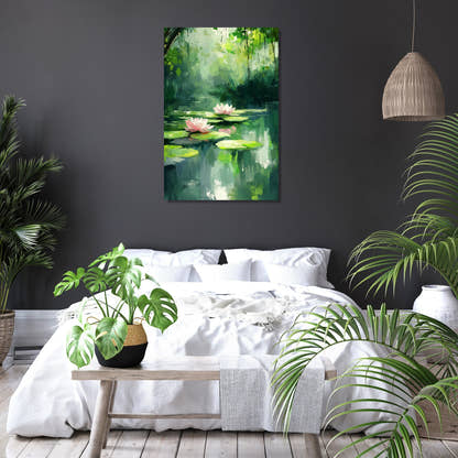 Tranquil Lilies Canvas - Secondary Image 6