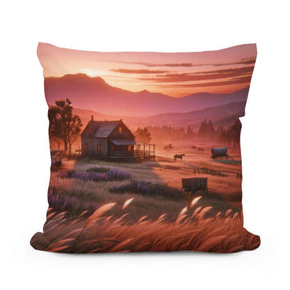 Prairie Solitude Cotton Cushion - Main Image