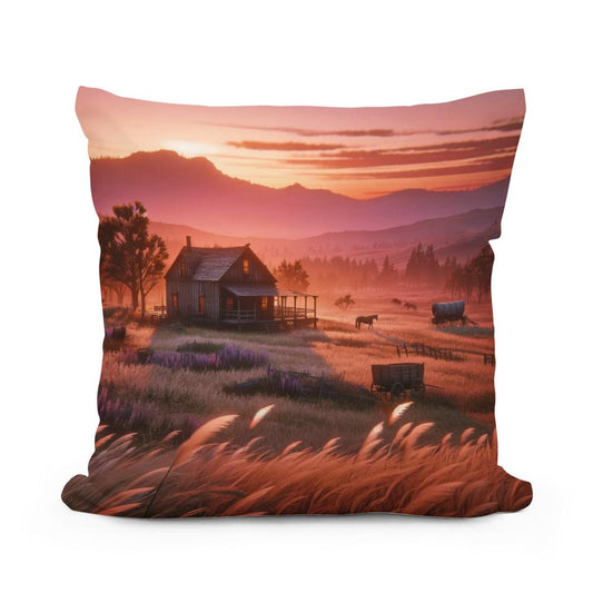 Prairie Solitude Cotton Cushion - Main Image
