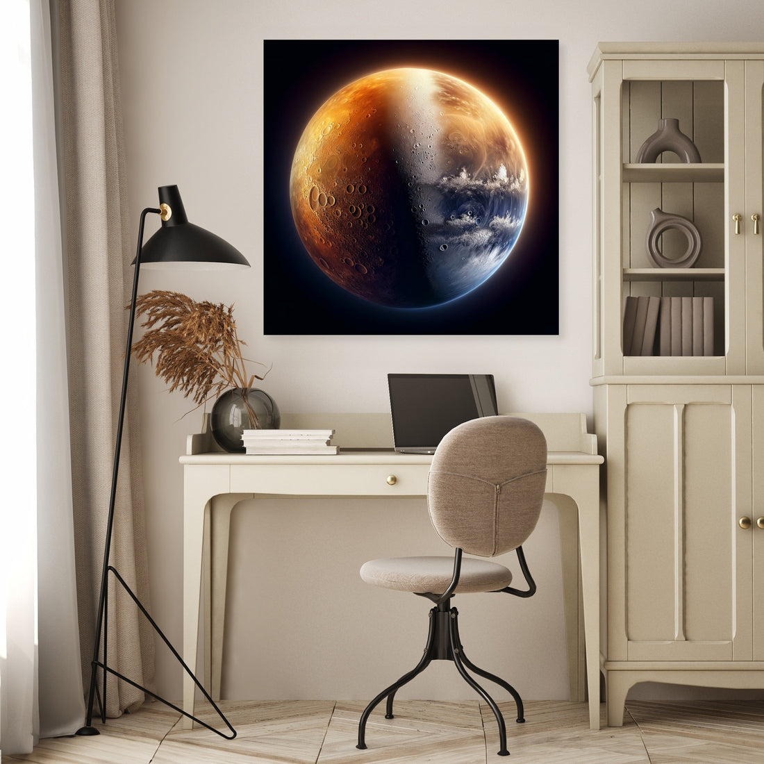 Mercury's Twilight Divide Canvas - Secondary Image 4