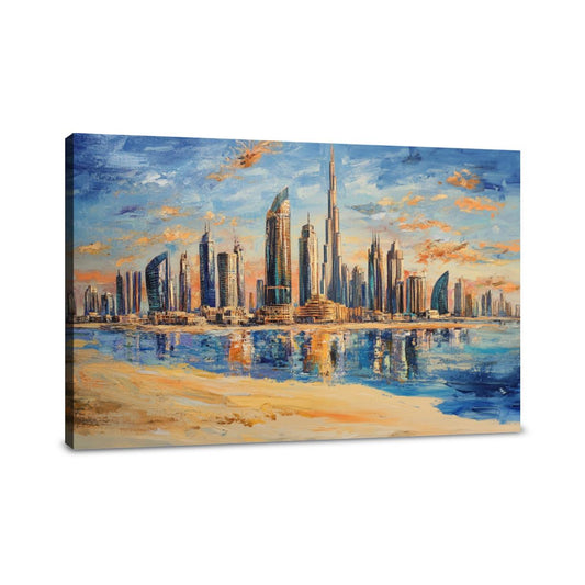 Dubai Skyline Canvas - Main Image