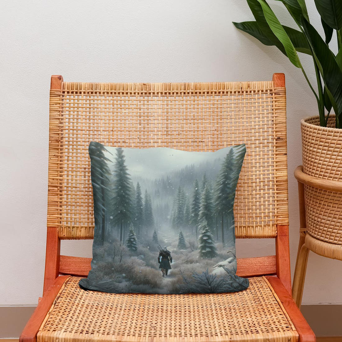 Mystical Meadow Cotton Cushion - Secondary Image 2