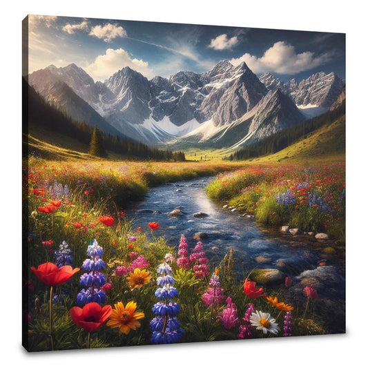 Mountain Harmony Canvas - Main Image