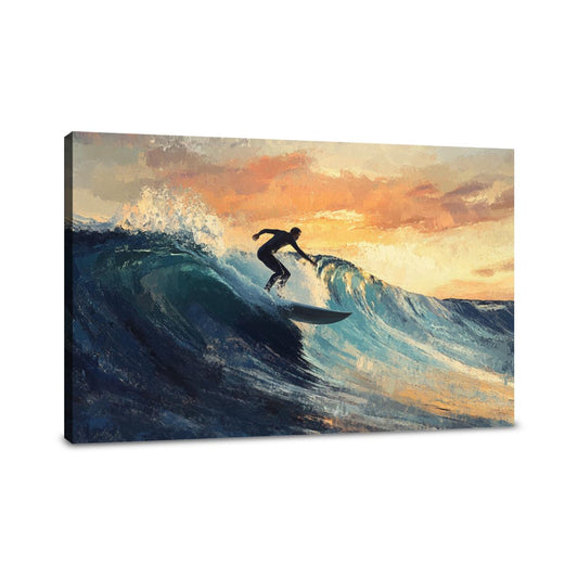 Twilight Surf Canvas - Main Image