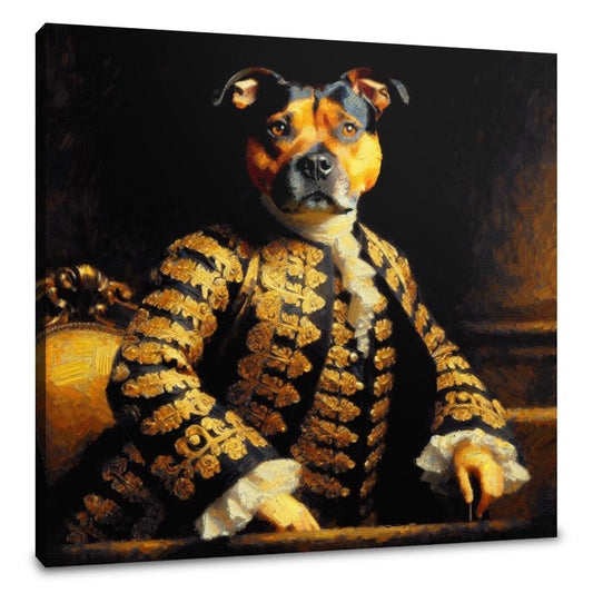 Regal Terrier Time-Crossroads Canvas - Main Image