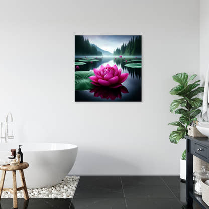 Lotus Tranquility Canvas - Secondary Image