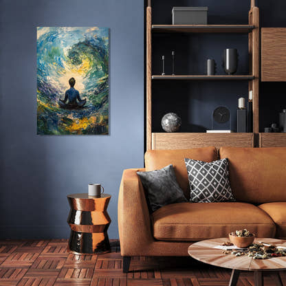 Meditative Tranquillity Canvas - Secondary Image 3