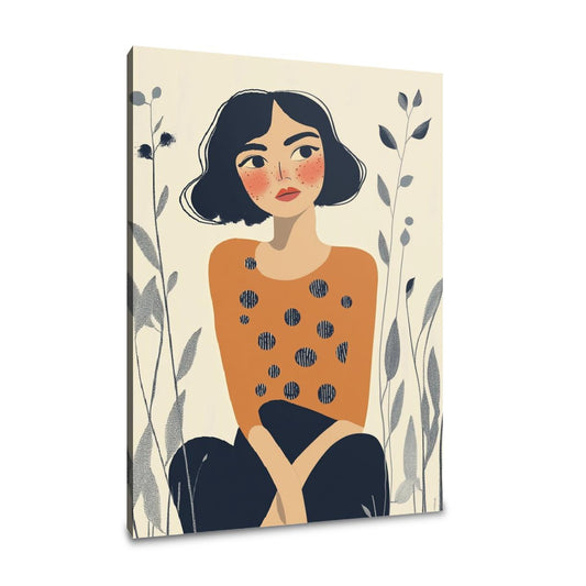 Bashful Woman's Dream Canvas - Main Image